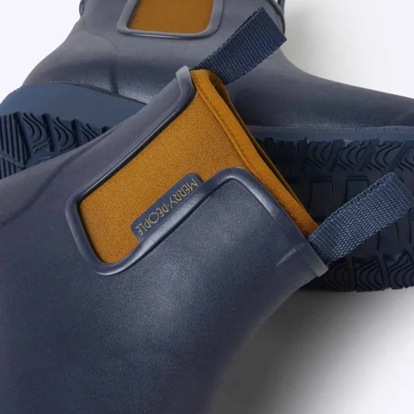 Bobbi Ankle Boot // Oxford Blue & Tan - Image 5