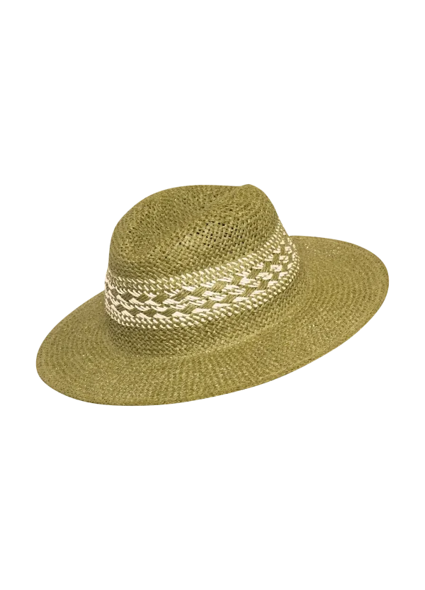 Powder Designs Amara Hat - Forest with Cream Weave - Image 2