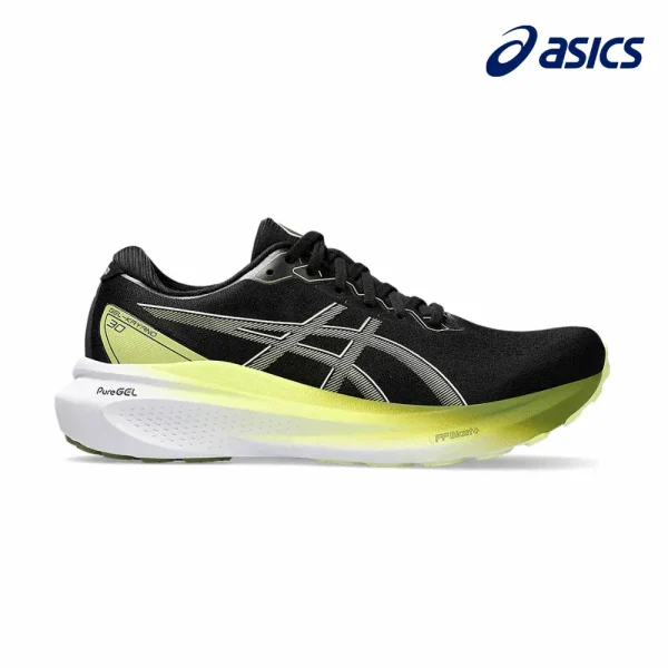 ASICS Men Gel-Kayano 30 2E - Black / Glow Yellow