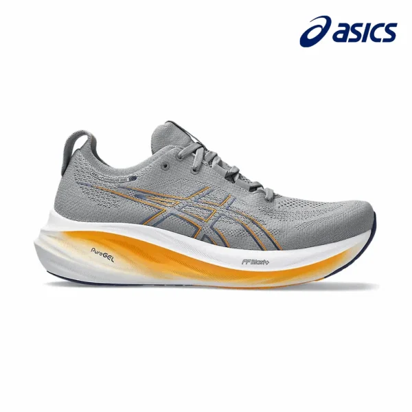 ASICS Men Gel-Nimbus 26 2E - Sheet Rock / Thunder Blue