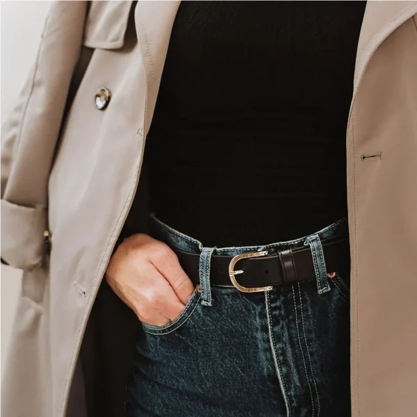 The Accent Belt Gold Black - Image 2