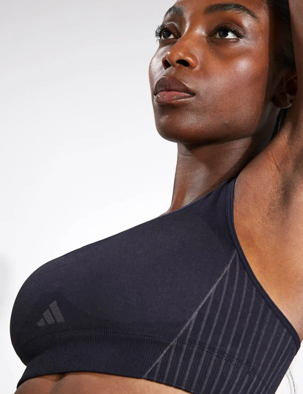 Aeroknit Light-Support Bra - Black/Grey Six - Image 3