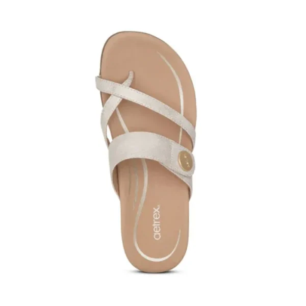 Aetrex Women's Izzy Light Gold - Image 5