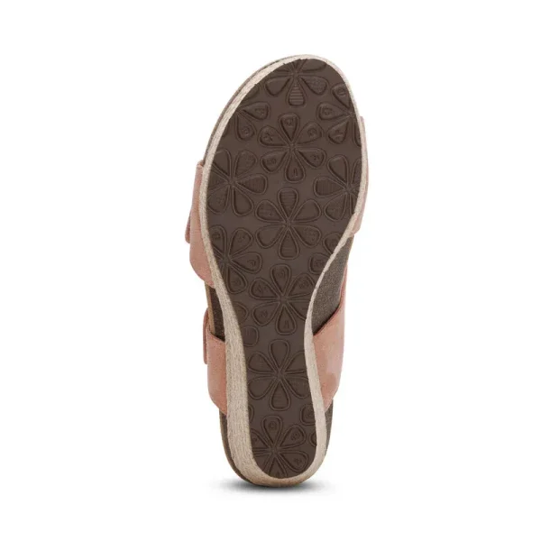 Aetrex Women's Ashley Espadrille Wedge Rose - Image 4