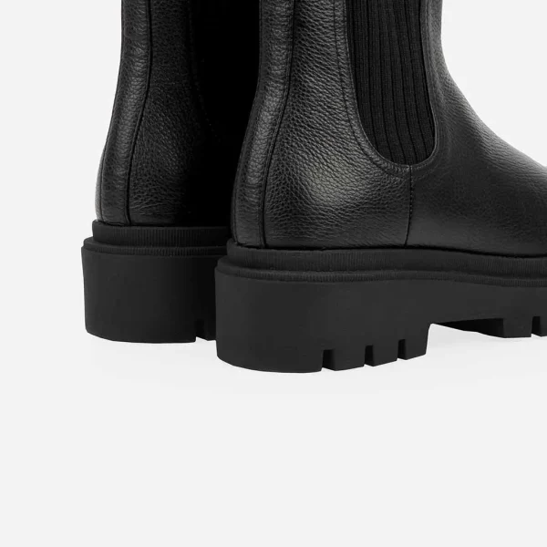 The Alpine Chelsea Boot Black Pebble - Image 7