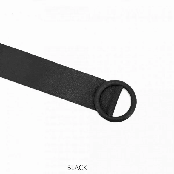 Cinch in leather buckle belt - Image 2