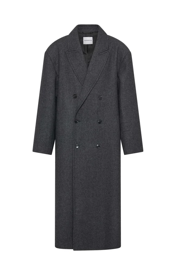 THE BOSTON OVERSIZED GREY COAT - Image 6