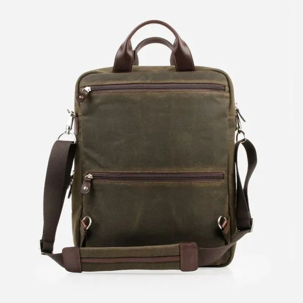 The Backpack Olive Canvas - Image 5