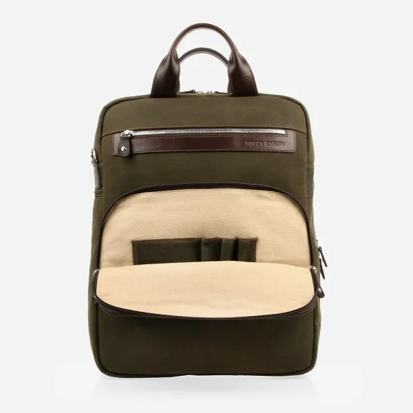 The Backpack Olive Canvas - Image 3
