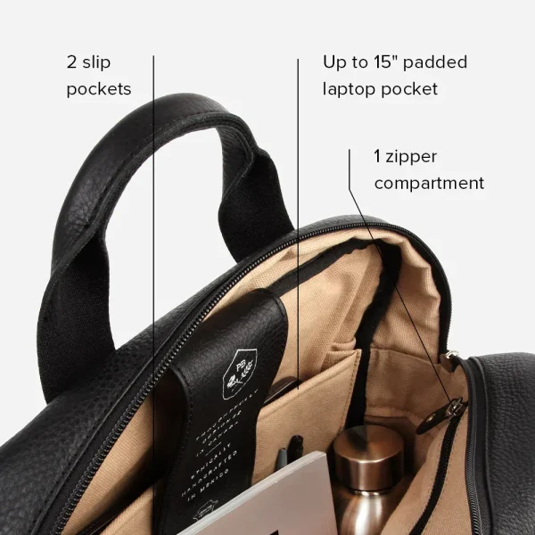 The Backpack Black / Black Nubuck - Image 6