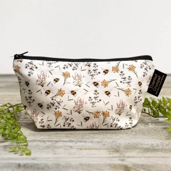 Bee & Honeysuckle Makeup Bag - Image 2
