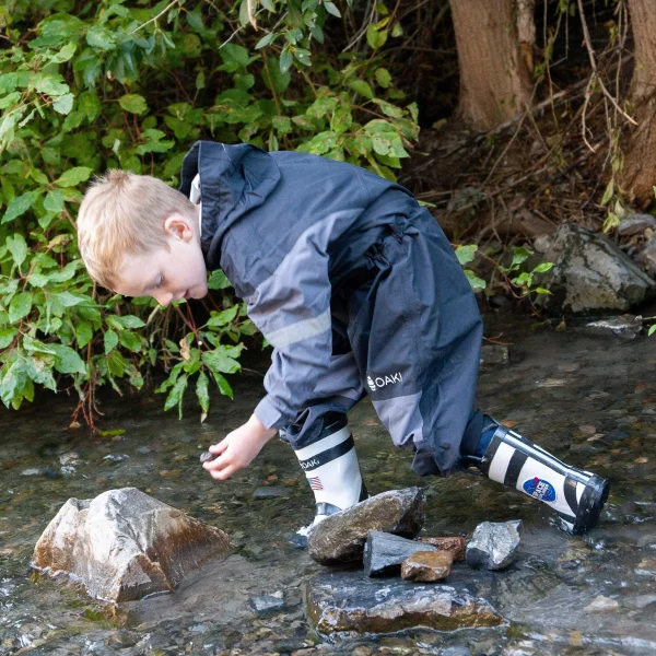 Children's Trail Suit, Black - Image 6