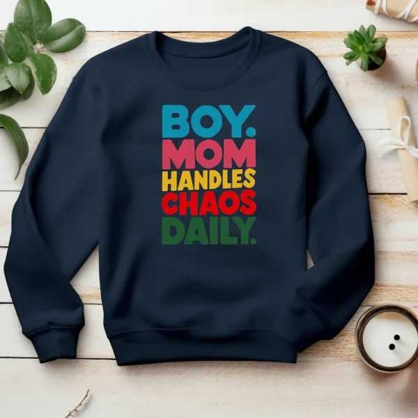 Boy Mom Sweatshirt - Image 3