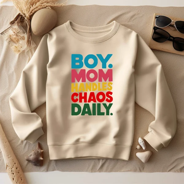 Boy Mom Sweatshirt - Image 2