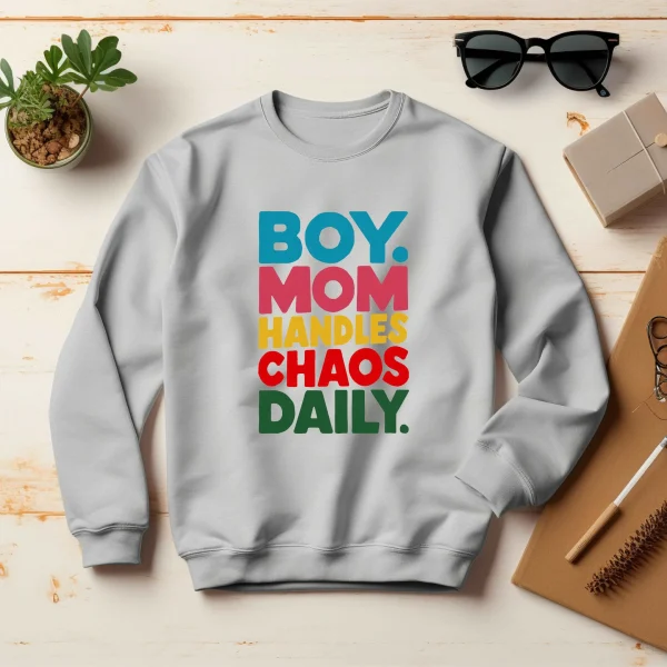 Boy Mom Sweatshirt - Image 5