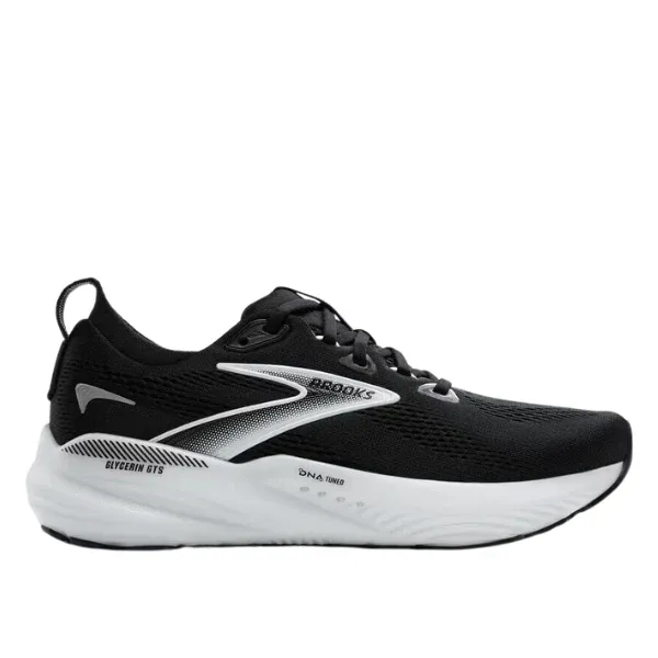 Brooks Men's Glycerin GTS 22 Wide Black/White - Image 2