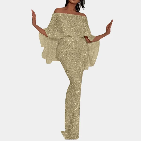 Alayna - elegante off-shoulder paillettenjurk - Image 2