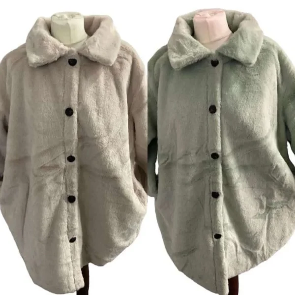 Faux Fur Snuggly Coat