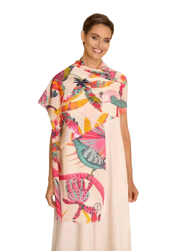 Powder Designs Cotton Scarf - Tropical Paradise