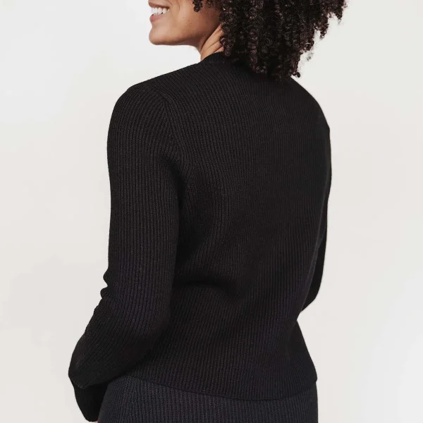 The Capsule Cardigan Black - Image 3