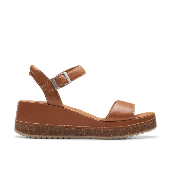 Clarks Women's Kassandra Lily Wide Tan - Image 2