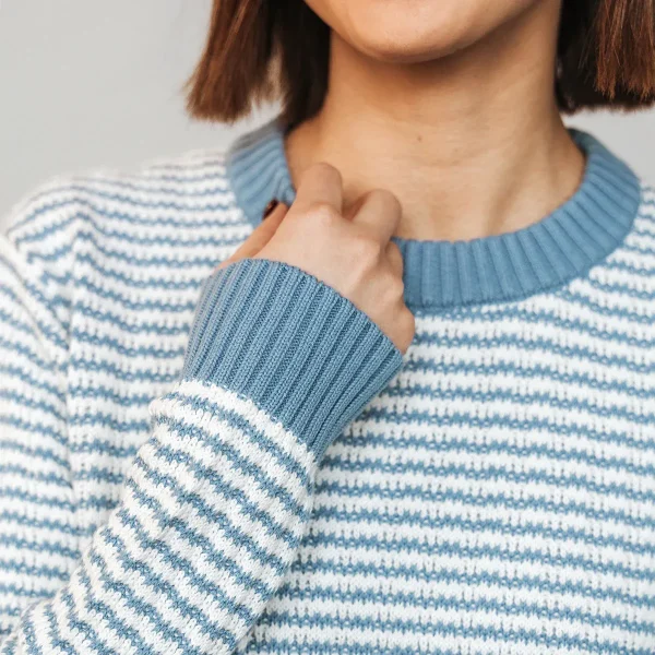 The Core Crewneck Sea Breeze Stripe - Image 4