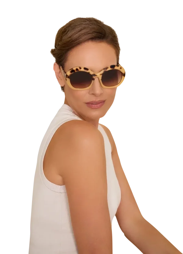 Powder Design Limited Edition Sunglasses - Daria - Light Tortoiseshell - Image 4