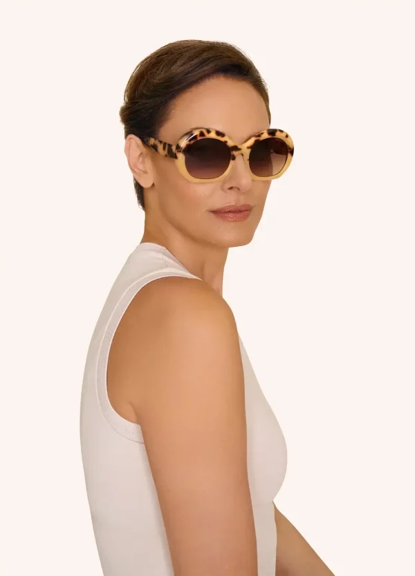 Powder Design Limited Edition Sunglasses - Daria - Light Tortoiseshell - Image 3