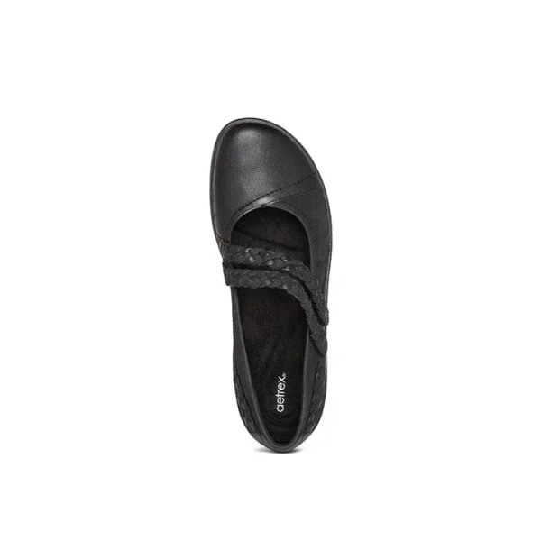 Aetrex Womens Annie Mary Jane Black - Image 3