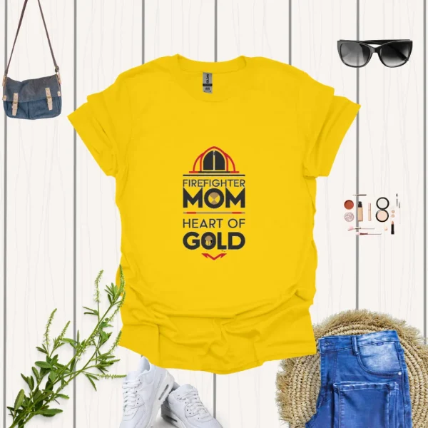 Firefighter Mom Shirt - Image 3