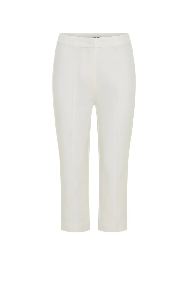 THE DOMINIQUE WHITE CAPRI PANT - Image 4
