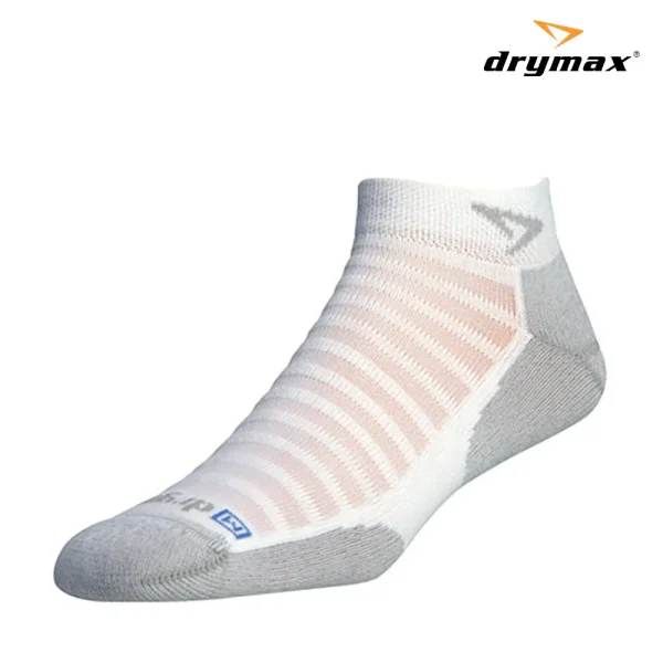 Drymax Run Lite-Mesh Mini Crew - White