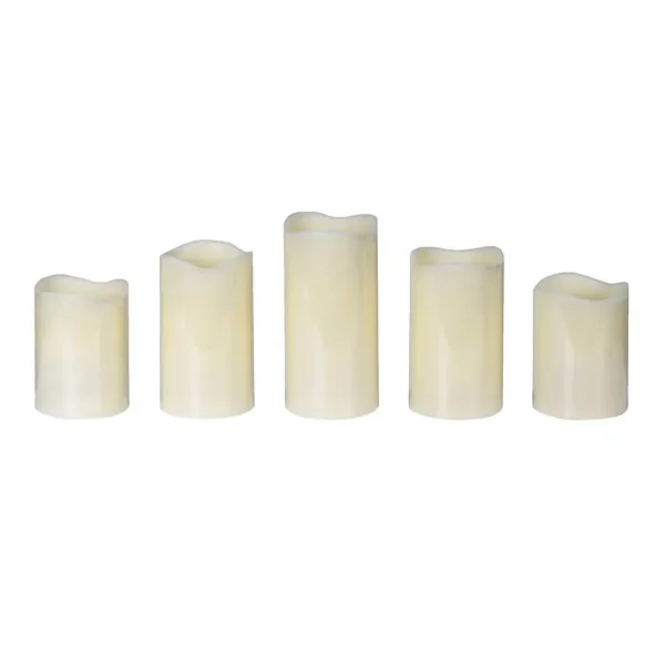Remote Control LED Candles - Set of 5 - Image 5