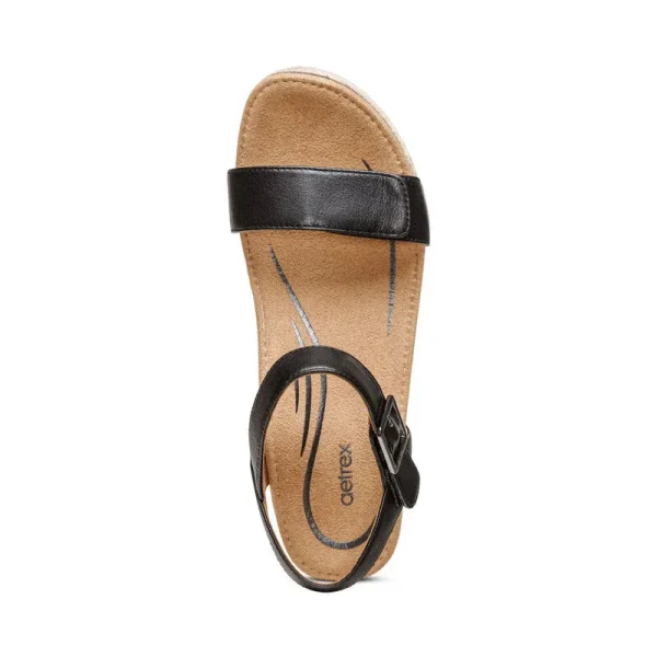 Aetrex Women's Sydney Black Leather - Image 4