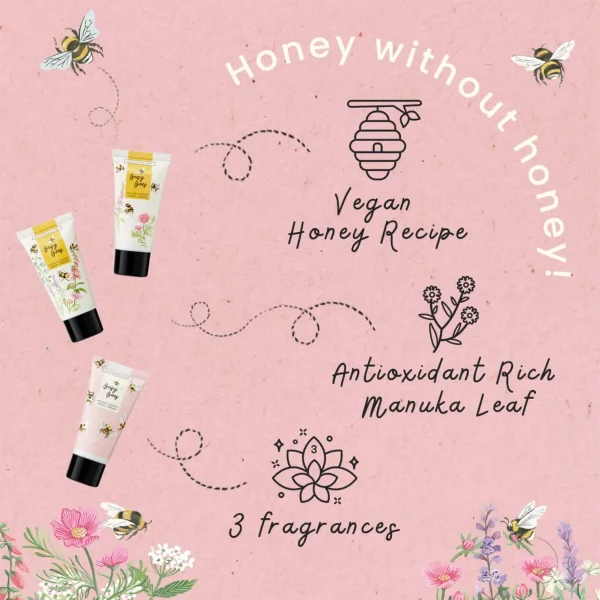Heathcote & Ivory Busy Bees Hand Cream Trio - Image 3