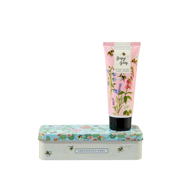 Heathcote & Ivory Busy Bees Hand Cream in a Tin - Image 2