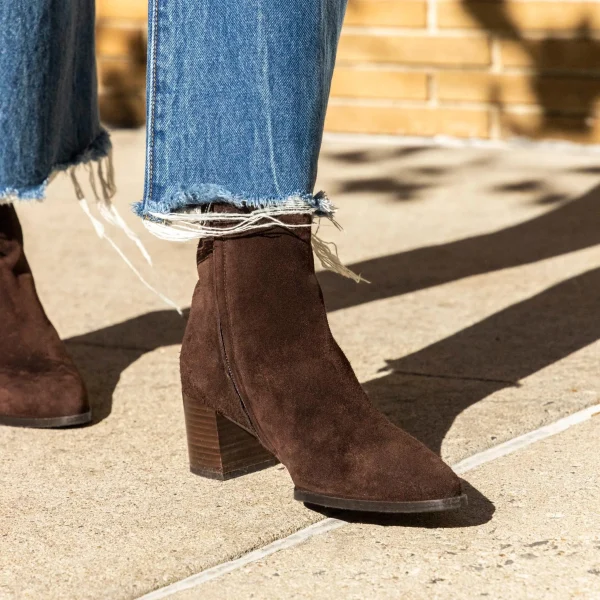 The Downtown Boot - Chocolate Suede - Image 2