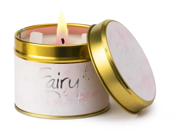 Lily Flame Fairy Dust Candle in a Tin