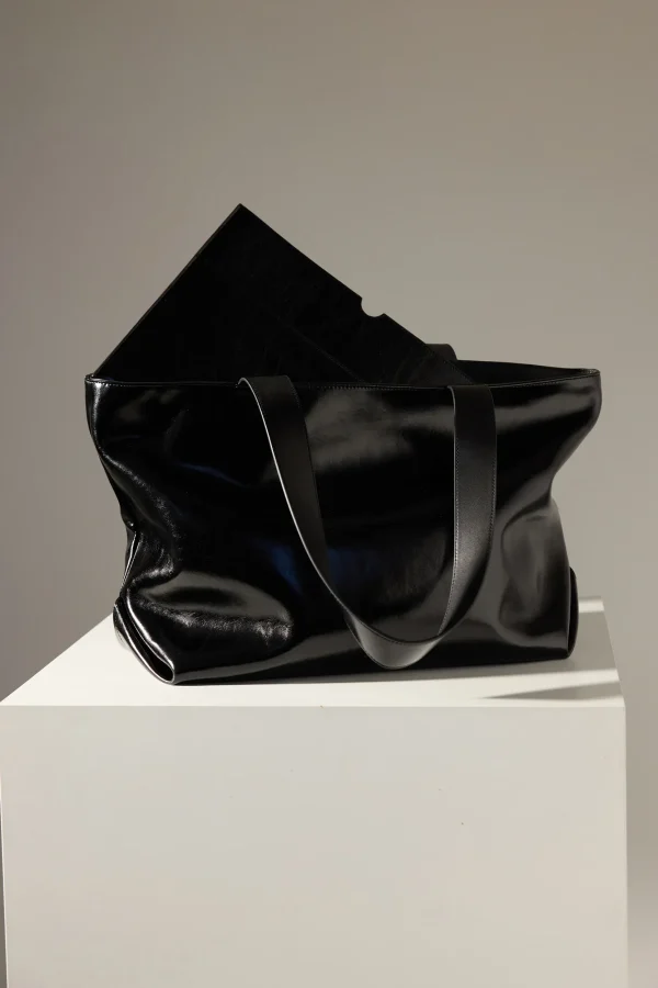 THE GINA BLACK TOTE - Image 2