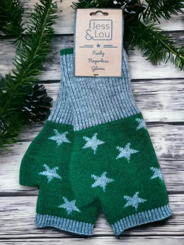 Jess & Lou - Star Fingerless Gloves/Wrist Warmer - Image 4