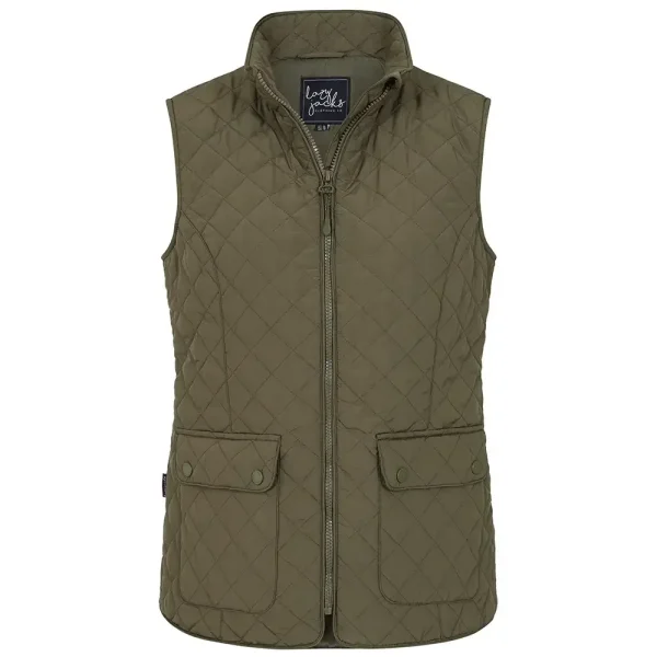 Lazy Jacks Ladies Gilet - Khaki
