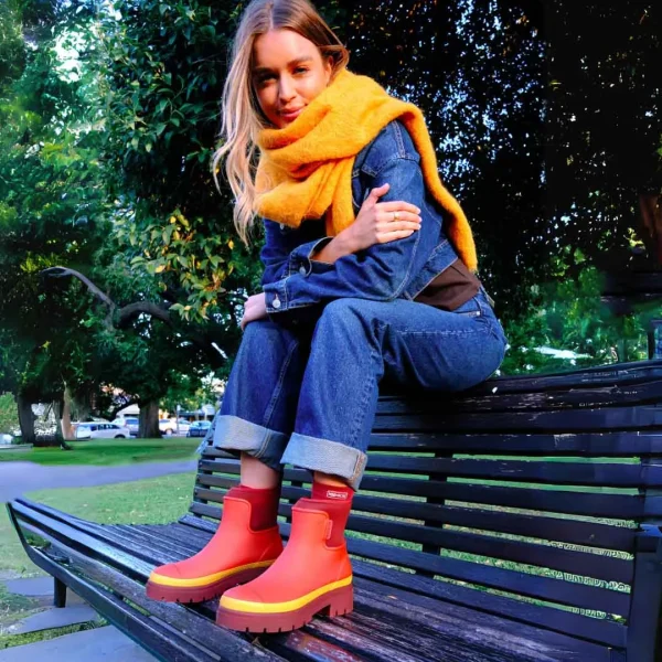 Tully Boot // Grapefruit Red - Image 7