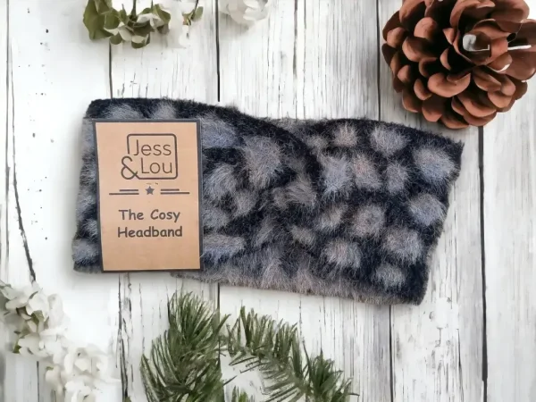 Jess & Lou - Cosy Animal Print Headband - Image 4