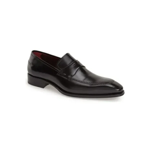Handmade Men Black Shoes, Formal Leather Shoe, Formal Dress Shoes - Image 2