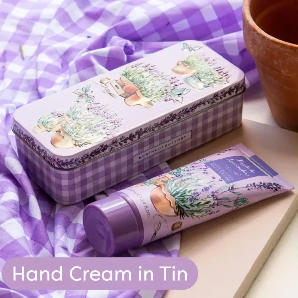 Heathcote & Ivory - English Lavender Hand Cream in Tin, 100ml - Image 2