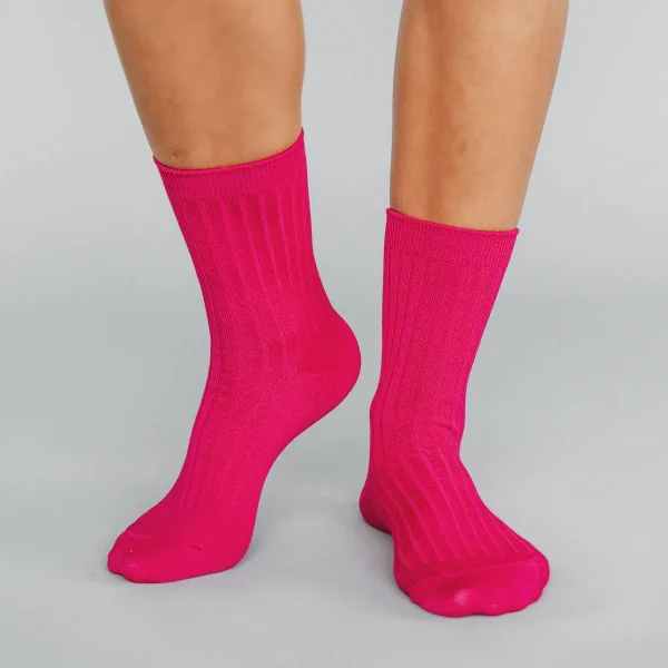 Le Bon Shoppe Her Socks Fuchsia - Image 2