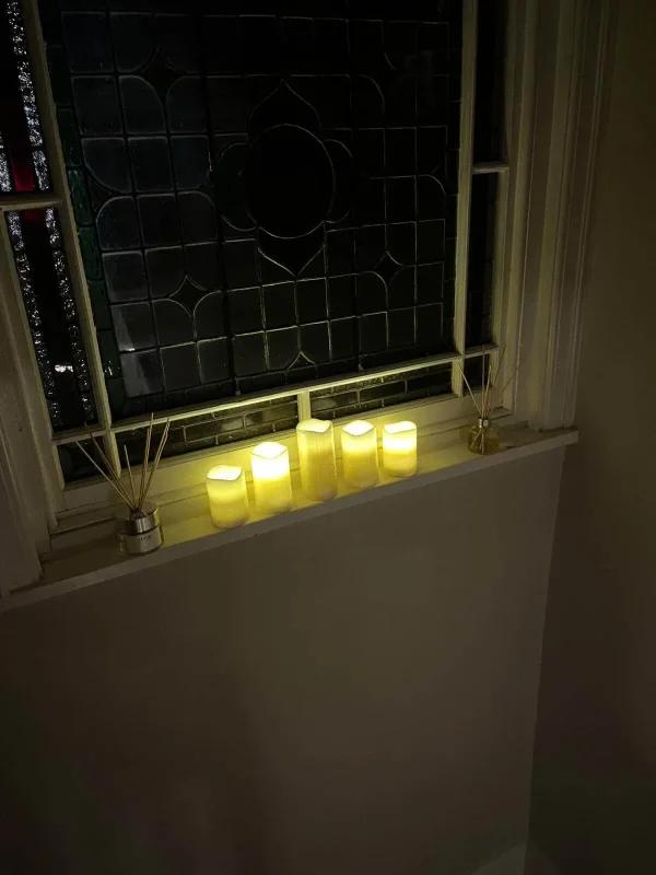 Remote Control LED Candles - Set of 5 - Image 2