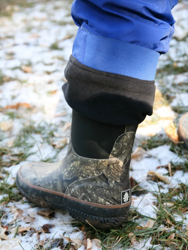 Adult Fleece-lined Rain/Snow Pants, Blue - Image 5