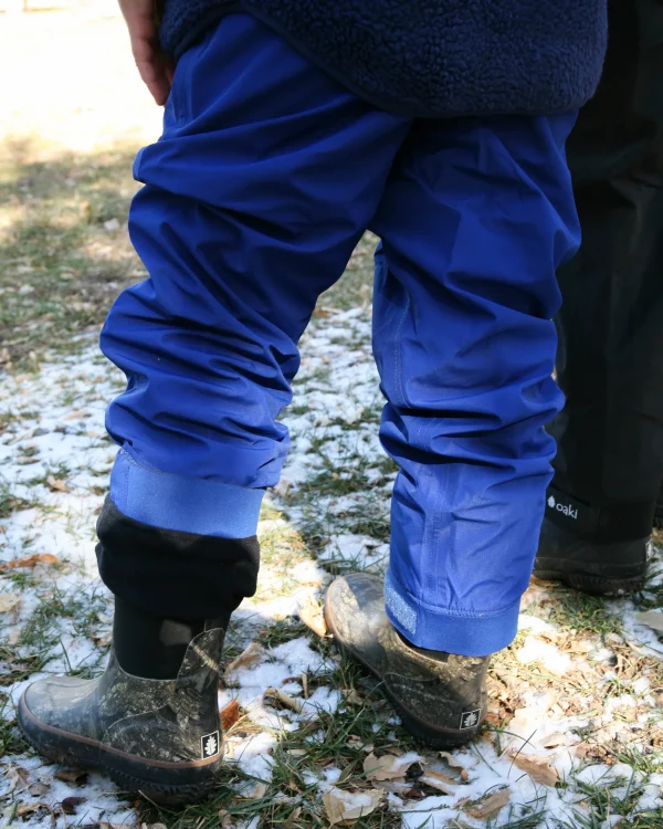 Children's Fleece-lined Rain/Snow Pants, Blue - Image 6