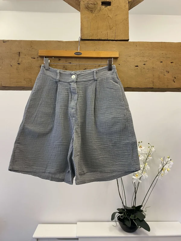 Cheesecloth High Waisted Shorts - Image 3